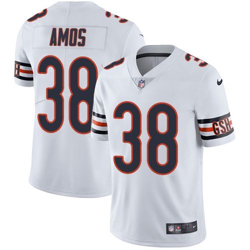 Nike Men & Women & Youth Bears 38 Adrian Amos White NFL Vapor Untouchable Limited Jersey,We sell and wholesale Nike Men & Women & Youth Bears 38 Adrian Amos White NFL Vapor Untouchable Limited Jersey on line form chian!